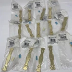 Lot Of 14 Amerock Nos BP875-074 Cabinet Drawer Pull Backplates Only Brass Finish. Fixed Price $14.95.