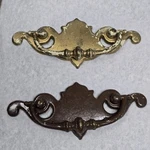 Vtg Solid Brass Drawer Pull Restoration Hardware Furniture 2.5" Centers. Fixed Price $12.00.