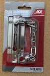 Ace Hardware (5424221) Satin Nickel Chain Door Guard *nip*. Fixed Price $5.00.