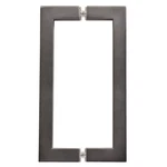 Crl Matte Gun Metal 8" X Series Square Tubing Back-to-back Pull Handle. Fixed Price $103.56.