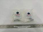(2) New Hickory 1-1/8" Conquest Cabinet Knobs White P14255-W Sealed Bags. Fixed Price $12.90.