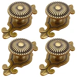 Kelier Brass Cabinet Knobs, Vintage Retro Mushroom Drawer With Backplat.... Fixed Price $25.66.