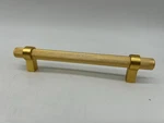Gliderite 5 In. (128 Mm ) Center-to Brass Gold Knurled Bar Pull, 10-PACK. Fixed Price $34.99.