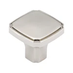 Transitional Nickel Cabinet Hardware Knob, 1-3/8 Inch Overall Length. Fixed Price $34.08.