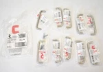 Lot Of 10 Richelieu Contemporary Metal Drawer Cabinet Pulls 4" Brushed Nickel. Fixed Price $5.60.