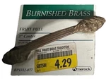 Amerock Burnished Brass Fruit Drawer Pull 3" Center BP1332-077 Nos. Fixed Price $15.99.