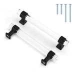 Mengico Cabinet Pulls Black Matte 4 Inch Acrylic Kichen Handles Morde.... Fixed Price $28.58.