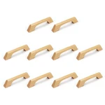 Quluxe 10 Pcs Wood Unfinished Drawer Knobs Pulls Handles, 3-3/4 Hole Centers .... Fixed Price $21.52.