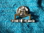 1 Vintage 50'S 60'S Shabby Provincial Drop Pull Knob Drawer Handle Nos. Fixed Price $6.00.