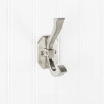 Elements Wall Double Hook, Satin Nickel. Fixed Price $11.63.