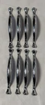 8 Vintage Amerock Chrome Drawer Cabinet Pull Handles 3" Center #174CH. Fixed Price $19.99.
