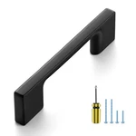 Ravinte Wide Foot Cabinet Pulls 3 Inch Black Handles 10 Pack Kitchen .... Fixed Price $30.46.