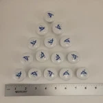 Belwith Hardware Group Porcelain White Drawer Pulls Blue Flower Set Of 15. Fixed Price $29.90.