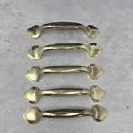 Amerock 5 Gold Handles Drawer Pulls Dresser Cabinet Cupboard Door 3" Centers. Fixed Price $10.00.