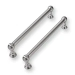 2 Pack 6 Inch Solid Kitchen Cabinet Handles Brushed Satin Nickel Heavy Duty C.... Fixed Price $26.91.
