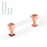 Orger 10 Pack Rose Gold Cabinet Hole CENTER:3-1/2 INCH(90MM),. Fixed Price $16.66.