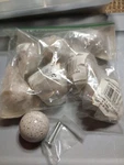 Lot Of 8 Amerock BP5531-SPKA Granite Look Door Drawer Pulls 1.5 Knobs Hardware. Fixed Price $19.99.