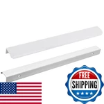 Lc Lictop 11.8 Inch White Curved Edge Finger Pulls 10PCS 8.82 Hole Spacing. Fixed Price $38.84.