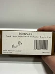 Brizo 699122 Frank Lloyd Wright 4" Center To Drawer Pull Luxe Gold Cabine. Fixed Price $27.71.