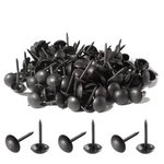 Piutouyar 200 Pcs Black Upholstery Tacks Antique Metal Thumb Round Head.... Fixed Price $8.96.