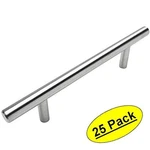 25 Pack Slim 3/8'' Diameter Cosmas 404-030SS Stainless Steel Euro Style Bar Pull. Fixed Price $40.98.
