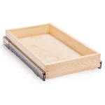 Mulush 14"X21" Soft Close Slide Out Drawer Organizer Solid Wood, New. Fixed Price $44.87.