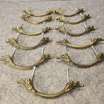 Lot Of 11 Amerock Vintage Handle Drawer Cabinet Pull 1330 Brass French Design. Fixed Price $67.99.