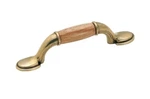 Vintage Amerock BP76245-03 Lot Of 12 Brass & Oak 3"CABINET Pull Rare Collectible. Fixed Price $20.00.