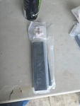 Emtek 87120US19 Flat Black Polished 6" Midsection Finger Drawer Pull. Fixed Price $7.46.