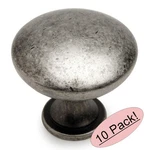 *10 Pack* Cosmas Cabinet Hardware Weathered Nickel Round Knobs #5305WN. Fixed Price $10.95.