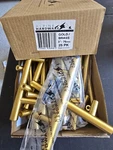 (25) 3" Gold Bar Pull Handle Cabinet Door Kitchen Drawer Hardware Brass. Fixed Price $74.99.
