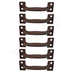 6 Small Door Handles Antique Style Cast Iron Rustic Cabinet Drawer Pull 3 5/8. Fixed Price $19.95.