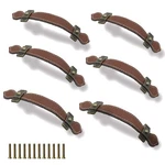 6PCS Surface Leather Furniture Handle, 6.3" Retro Style Pull F.... Fixed Price $14.44.