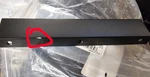 Emtek 87130US19 Edge 8" Center To Finger Cabinet Pull Flat Black. Fixed Price $15.00.