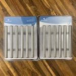 Brainerd 3 Brushed Steel Cylindrical Bar Drawer Pulls 6 (lot Of 2 Packs). Fixed Price $32.36.
