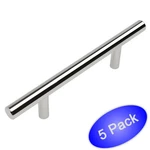 *5 Pack* Slim 3/8" Diameter Cosmas Polished Chrome Euro Bar Pulls 404-2.5CH. Fixed Price $6.33.