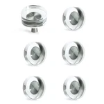 Jerever 6 Pack Glass Crystal Knobs Brushed Nickel Drawer Pull Cabinet Handle. Fixed Price $26.90.
