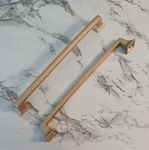12 Pack 7-1/2" Gold Cabinet Handles Brushed Brass Kitchen Pulls Haidms. Fixed Price $35.90.