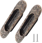 Biaungdo 2 Pcs 4.13" European Recessed Flush Pull Handle, Stainless Steel Slidin. Fixed Price $18.59.