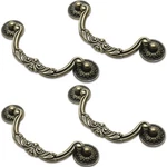 Uenhoy 4 Pcs 3.75 Inch Bail Handle Drop Pulls Vintage Drawer .... Fixed Price $15.89.