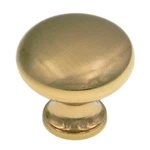 Amerock Anniversary Brushed Brass 3/16" Mushroom Cabinet Pull Knob BP853O74. Fixed Price $7.20.