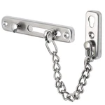 Anti Theft Chain Lock, Press Latch Security Guard For DOORS,(1 Pack), Silver. Fixed Price $15.98.