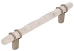 Amerock BP36649MWG10 Carrione 5-1/16" To Bar Pull Marble White- Satin Nickel. Fixed Price $38.28.