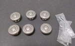 Set Of 6 Amerock 1/4" Weathered Nickel Rope Round Cabinet Door Knob Pull. Fixed Price $8.57.
