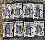 Prs Nos Vtg 50S Amerock Chrome Rocket Hinges 3/8" Inset E7697. Fixed Price $35.95.