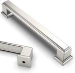 Asidrama 10 Pack 5 Brushed Satin Nickel Kitchen Cabinet Handle Pulls. Fixed Price $21.00.
