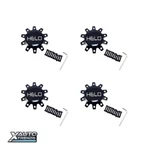 4 X Helo Small Top Wheel Center Cap Gloss Black M875-2B. Fixed Price $124.00.