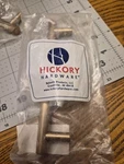 Hickory Hardware Metropolis 128MM Cabinet Pull Satin Rose Gold. Fixed Price $10.00.