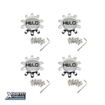 4 X Helo Small Top Wheel Center Cap Chrome M875-2C. Fixed Price $124.00.
