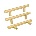 10 Pack Gold Cabinet Handles Brushed Brass Drawer Pulls 3 Inc. Fixed Price $32.67.
